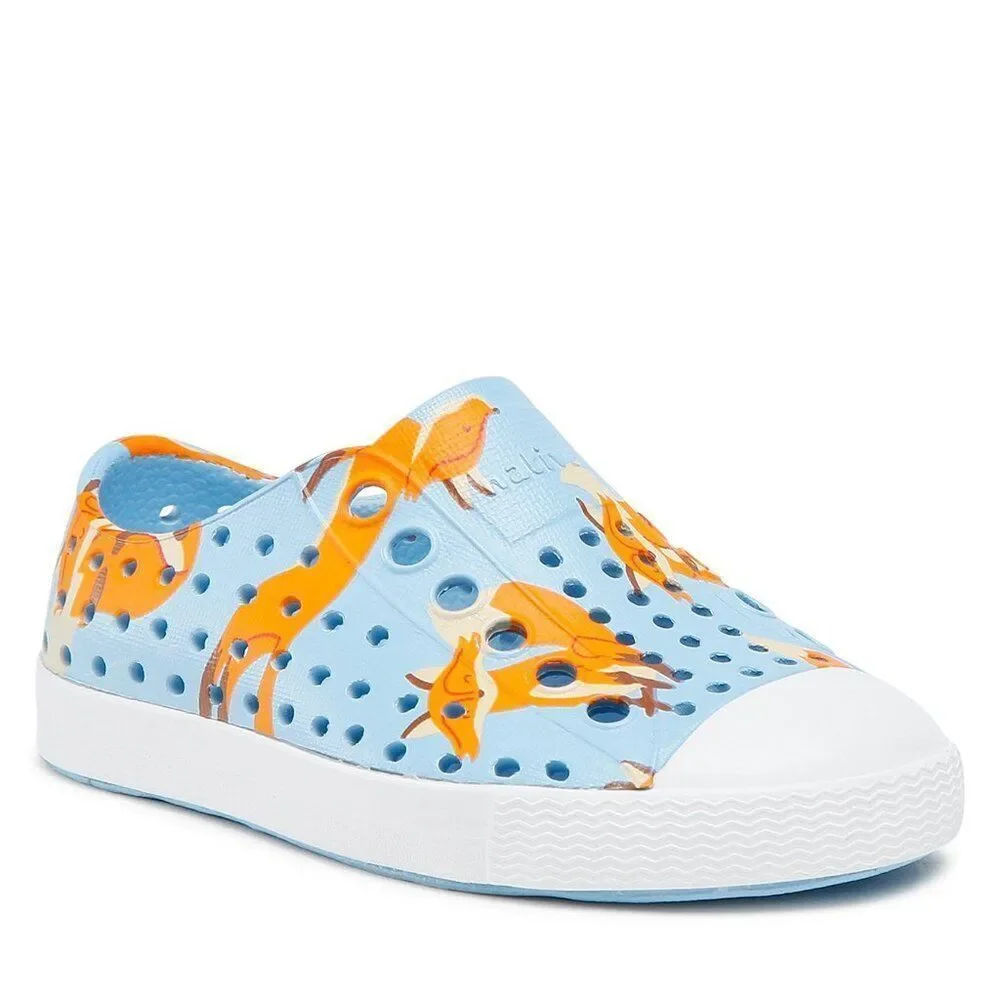 Native Jefferson Toddler Water Shoes C6 Sky Blue Foxtrot Fox EVA Lightweight